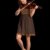 violinista · bonitinho · preto · mulher · música · mão - foto stock © 26kot