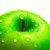 verde · manzana · caída · agua · aislado · blanco - foto stock © 26kot