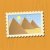słynny · miejsc · Egipt · znaczek · pocztowy · dopasować - zdjęcia stock © abdulsatarid
