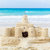 Cuban Sandcastle with the country Flag in Cuba stock photo © aetb