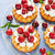 torták · kókusz · tejszínhab · édes · cseresznye · sekély - stock fotó © AGfoto