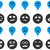 Smiles, map markers icons stock photo © ahasoft