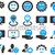 Emotion hierarchy and SMS icons stock photo © ahasoft
