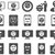 Tools, options, smiles, displays, devices icons stock photo © ahasoft