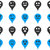 Emotion map marker icons. stock photo © ahasoft