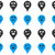 Emotion map marker icons. stock photo © ahasoft