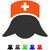 ziekenhuis · verpleegkundige · hoofd · icon · vector · gekleurd - stockfoto © ahasoft