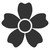 花 · アイコン · スタイル · グラフィック · グレー · シンボル - ストックフォト © ahasoft