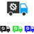 Equipment Truck Flat Vector Icon stock photo © ahasoft