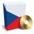 чешский · программное · окна · компакт-диск · флаг · цветами - Сток-фото © Aiel