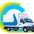 livrare · semna · alb · camion · de · livrare · proiect · fundal - imagine de stoc © Aiel