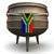 Potjie Pot With Zulu Bead South African Flag stock photo © albund