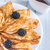 Crepes with blackberries on the wooden table stock photo © Alex9500