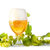 salto · cerveja · isolado · branco · verde · beber - foto stock © alexandkz