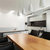 moderna · casa · mesa · de · comedor · blanco · cocina · vista - foto stock © alexandre_zveiger
