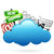 online · vásárlás · felhő · alapú · technológia · illusztráció · terv · fehér · nyár - stock fotó © alexmillos