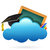oktatás · felhő · alapú · technológia · illusztráció · terv · fehér · toll - stock fotó © alexmillos