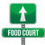 food court road sign stock photo © alexmillos