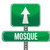 mosque road sign stock photo © alexmillos