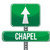 chapel road sign stock photo © alexmillos