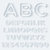 3D · schita · umbră · alfabet · set · vector - imagine de stoc © almagami