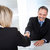 ビジネスマン · インタビュー · 握手 · 肖像 · 成功した · ビジネス - ストックフォト © AndreyPopov