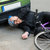 mężczyzna · rowerzysta · samochodu · wypadku · drogowego · nieprzytomny - zdjęcia stock © AndreyPopov