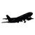 vliegtuig · silhouet · witte · business · technologie · achtergrond - stockfoto © angelp