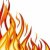 Feuer · Hölle · Vektor · Design · Zeichen · schwarz - stock foto © angelp
