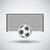 Soccer gate with ball on penalty point  icon stock photo © angelp