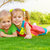kettő · kicsi · gyerekek · park · kép · aranyos - stock fotó © Anna_Om