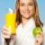 健康 · 年輕女子 · 節食 · 美麗的姑娘 · 橙汁 - 商業照片 © Anna_Om
