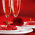 romantic · tabel · fotografie · frumos · roşu · alb - imagine de stoc © Anna_Om