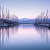 jacht · port · wygaśnięcia · fioletowy · świetle - zdjęcia stock © Anna_Om