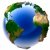 ミニチュア · 本当の · 地球 · 3D · モデル · 世界中 - ストックフォト © Antartis