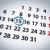 日付 · 日 · カレンダー · 青 · インク · 紙 - ストックフォト © antonprado