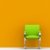 silla · naranja · pared · verde · negocios · casa - foto stock © AptTone