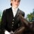 menina · caucasiano · equitação · cavalo · ao · ar · livre - foto stock © aremafoto