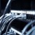 сеть · связи · выстрел · кабелей · центр · обработки · данных · синий - Сток-фото © aremafoto