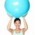 Pilates · Fitness · Frau · isoliert · Ausübung · Ball - stock foto © Ariwasabi