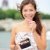 巴黎 · 女子 · 吃 · 馬卡龍 · 艾菲爾鐵塔 · 佳人 - 商業照片 © Ariwasabi