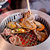 mieszany · mięsa · owoce · morza · pałeczki · do · jedzenia · BBQ - zdjęcia stock © art9858