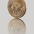 Gold Bitcoin Coin on a gray background stock photo © artjazz