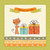 Geburtstag · Ankündigung · Karte · Katze · abstrakten · Hintergrund - stock foto © balasoiu