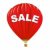 Red Sale Hot Air Balloons stock photo © barbaliss