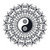 Vintage Yin and Yang in Mandala stock photo © barsrsind