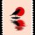 vecteur · silhouette · oiseau · timbres · eau · design - photo stock © basel101658
