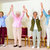szczęśliwy · entuzjastyczny · grupy · starszy · kobiet · treningu - zdjęcia stock © belahoche