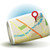 Cartoon · город · карта · икона · GPS · Pin - Сток-фото © benchart