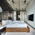 Schlafzimmer · Loft · Stil · Halle · weiß · Wände - stock foto © bezikus